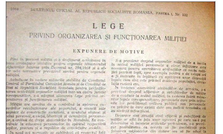 70 de ani de când Poliția a devenit Miliție. ”Numai analfabeți scoși din producție”. Cum a apărut ”pulanul”!