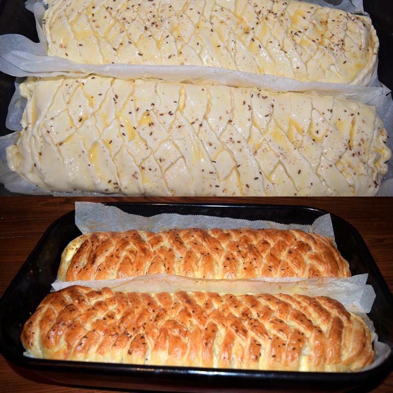 Cum pregătim cele mai simple și aspectuoase plăcinte împletite cu brânză sărată!