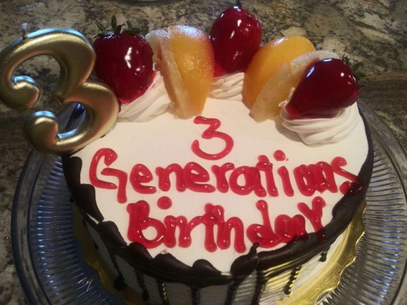 Un singur caz la 48 de milioane! Mamă, fiică și nepoată, născute în aceeași zi:”E o binecuvântare să le sărbătorim pe toate!”