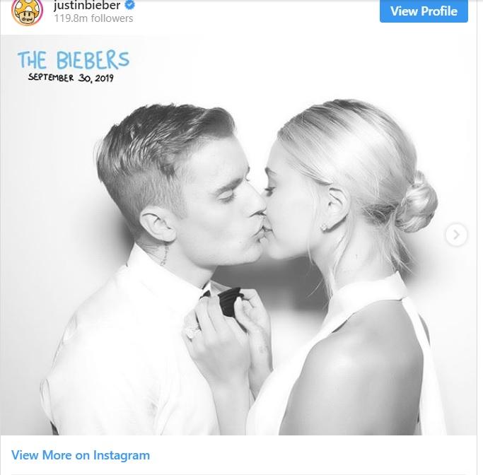 Imagini de la nunta lui Justin Bieber și Hailey Baldwin: ce fostă a fost invitată