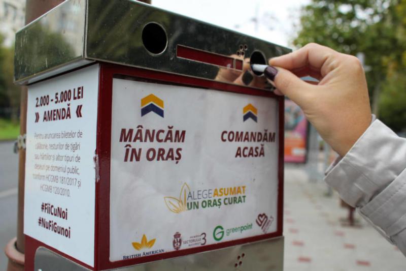 Fumătorii bucureșteni sunt invitați să „voteze” pentru un oraș curat