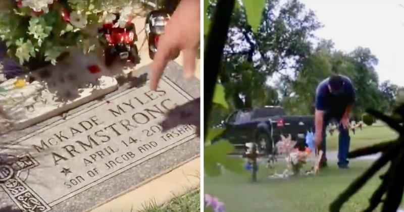 Părinții au văzut ceva suspect la mormântul fiului lor, așa că au montat o cameră video! Imaginile i-au șocat | FOTO
