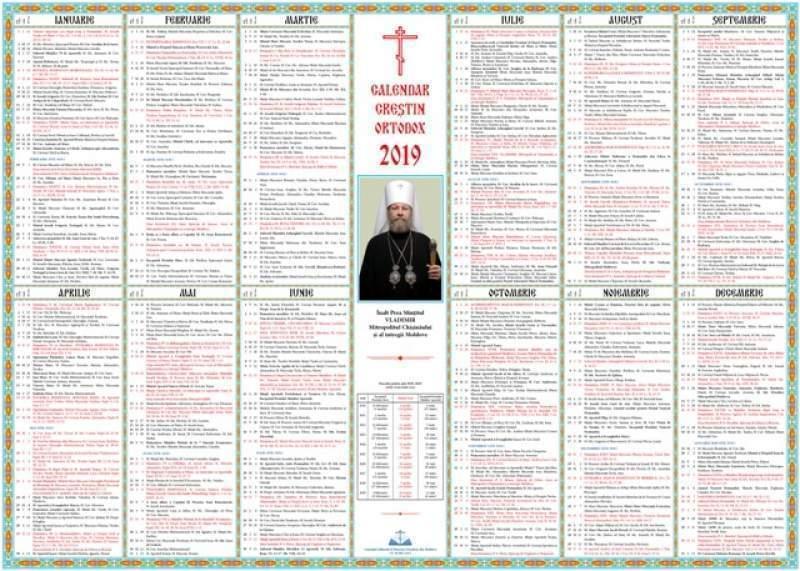 Calendar crestin ortodox aprilie 2020