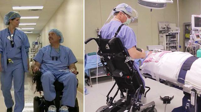 „Omul de fier” există și e medic! Un chirurg paralizat și-a inventat un cărucior, ca să poată salva vieți în continuare! „E viața mea...”