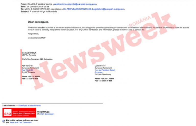 O nouă gafă marca Viorica Dăncilă. Candidatul din turul doi la alegeri prezidențiale s-a semnat „Bucătar-Șef” într-o scrisoare oficială