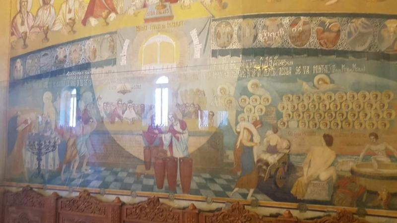 Biserica din Drăgănescu, pictată de Arsenie Boca, este considerată ”Capela Sixtină a Ortodoxiei Românești”