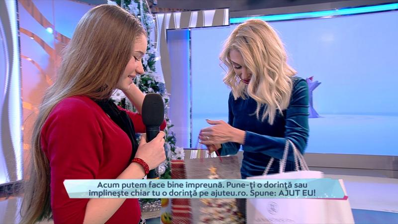 Andreea Bălan se alătură campaniei „Ajut eu!”