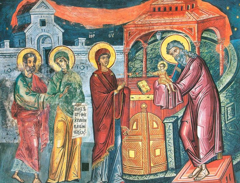 Calendar ortodox 2 februarie 2019. Întâmpinarea Domnului, mare sărbătoare cu cruce roșie