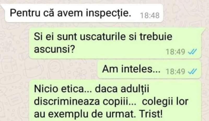 Cum să facă așa ceva? Copilă de 5 ani, cu autism, ascunsă de educatoare, ca să nu le încurce la inspecție. Ce i-au transmis mamei fetiței