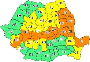 ANM, anunț despre vreme! Harta zonelor vizate de viscol puternic! Cât țin ninsorile
