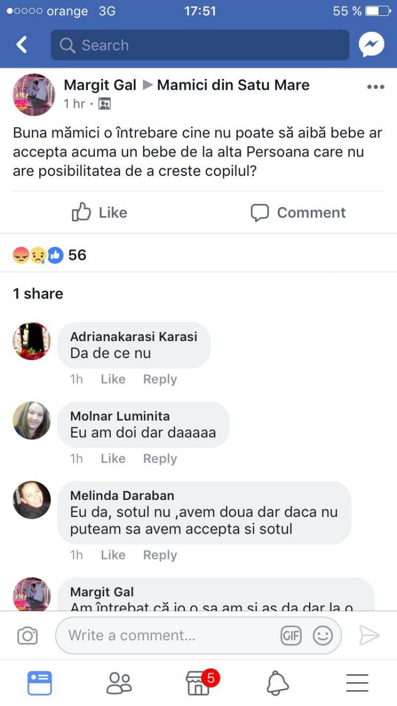 Caz uluitor! O femeie din Satu-Mare și-a scos la vânzare propriul copil: ”Nu am bani să-l cresc!”