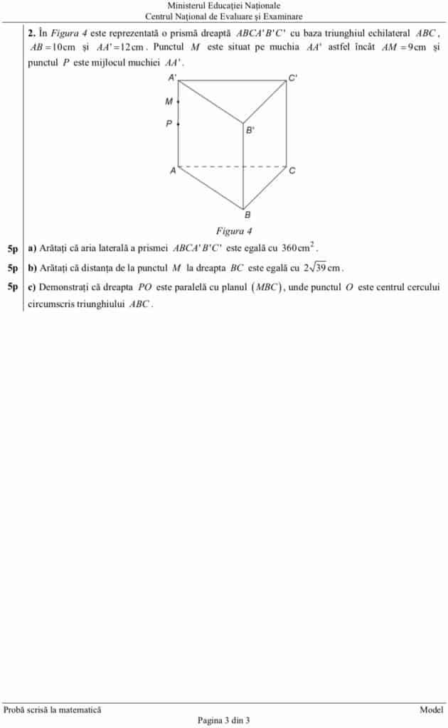 Subiecte Simulare Evaluare Națională Matematică. Avem subiectele! Ce a picat la clasa a VII-a!