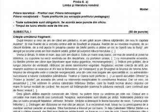 Subiecte Simulare Bac 2019 Clasa A Xii A Ce Pică La Limba Romană Www Infoziare Ro