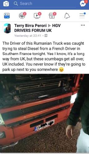 S-au făcut de râs! Doi șoferi români furau combustibil când au fost prinși și legați de propriul TIR, în Franța! (FOTO)