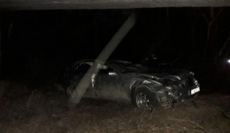 Accident cumplit la Bistrița! Patru persoane au ajuns de urgență la spital după ce mașina a ieșit de pe carosabil (VIDEO)