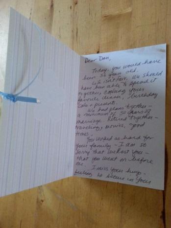 Scrisoarea unei văduve pentru jumătatea sa! Mesajul e cutremurător! „Dragă Dan...”