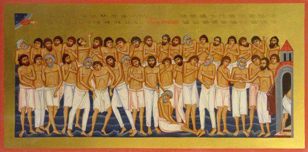 Calendar ortodox 6 martie. Sf 42 Mucenici din Amoreea