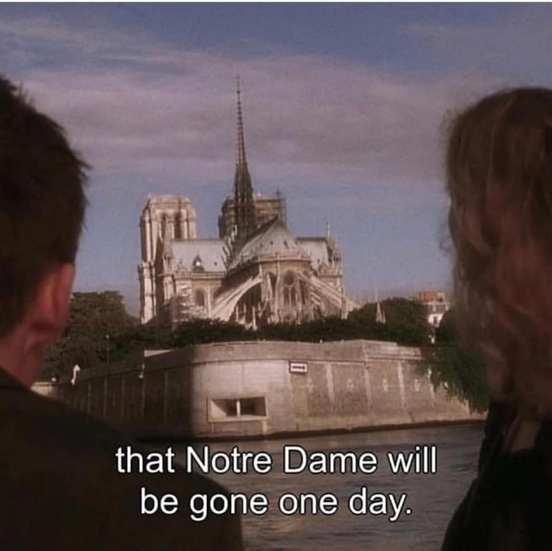 Incendiul, prevestit într-un film de acum 15 ani: ”Dar Notre-Dame va dispărea într-o zi”...