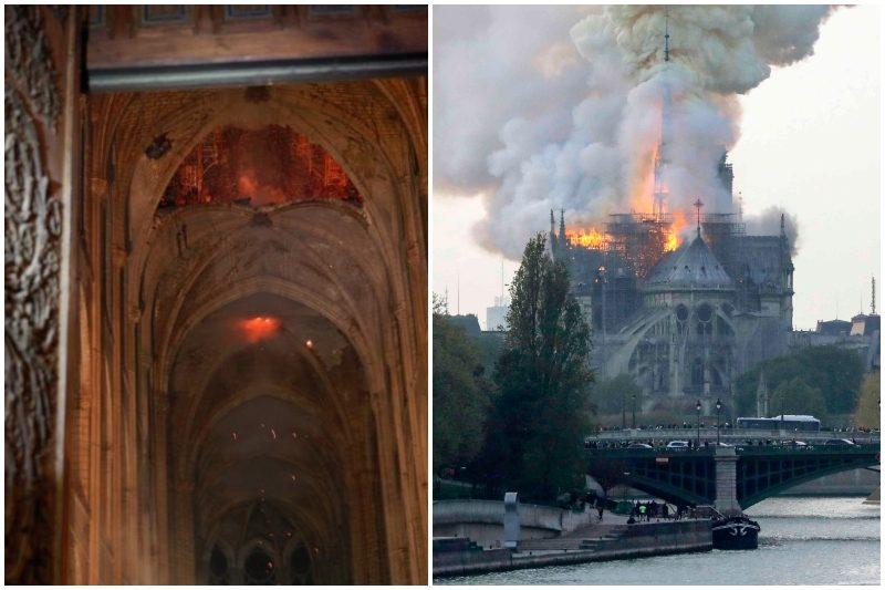 Primele imagini din interiorul Catedralei Notre Dame, după ce a fost mistuită de un incendiu devastator. Galerie foto impresionantă