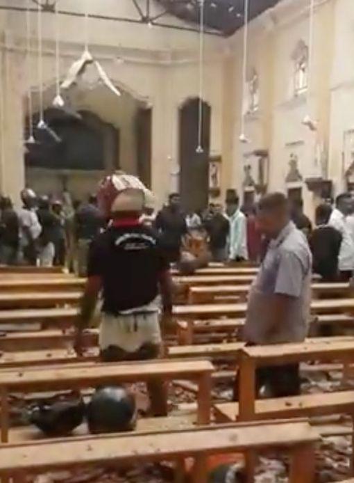 Atentat în Sri Lanka: Imaginile terorii! Primele imagini ale atentatului cu bombă (Video)