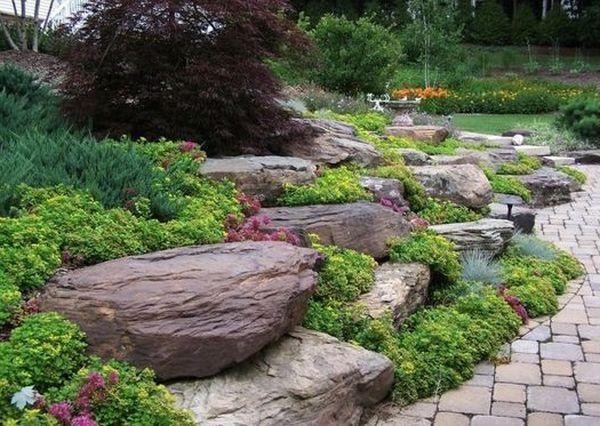 Amenajarea grădinii cu pietre. Idei ieftine și spectaculoase