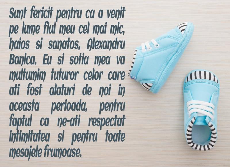 Ștefan Bănică a devenit tată pentru a treia oară! Lavinia Pîrva a născut! Ce nume va purta copilul - Foto