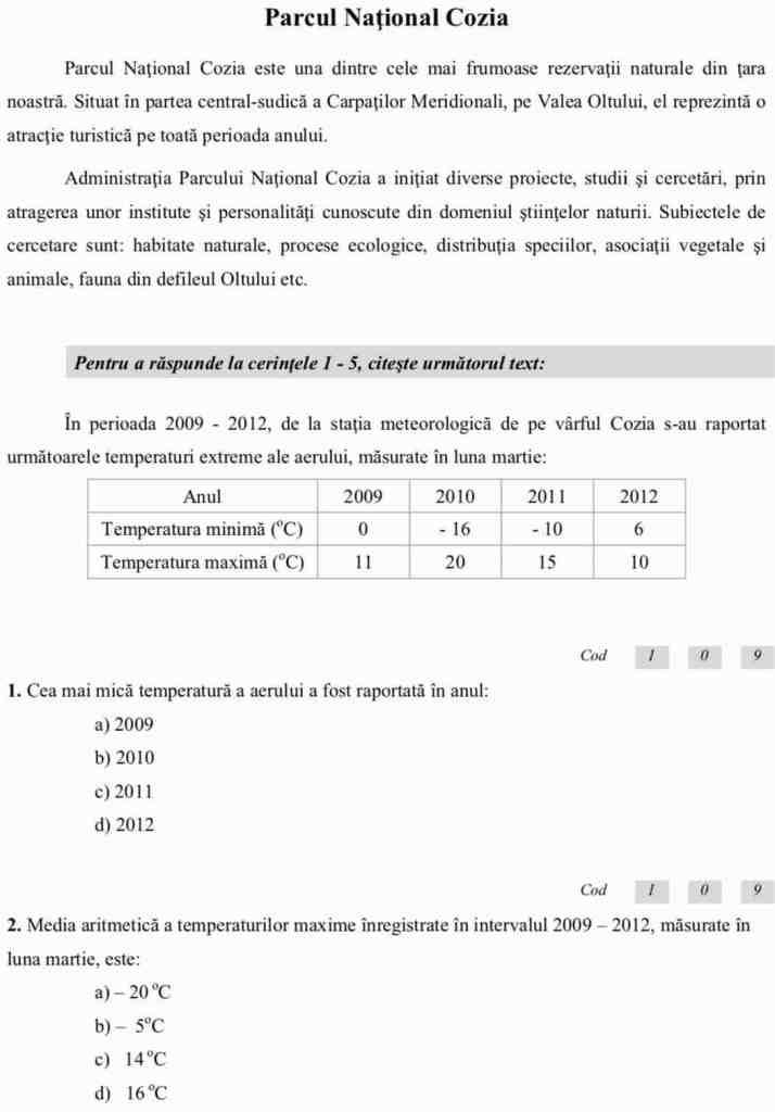 Evaluare Națională 2019 clasa a VI-a. Subiecte la Română, Matematică, Științe