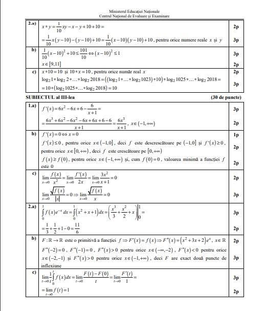 Bac 2019 - Sesiunea specială. Subiecte și bareme la Matematică și Istorie