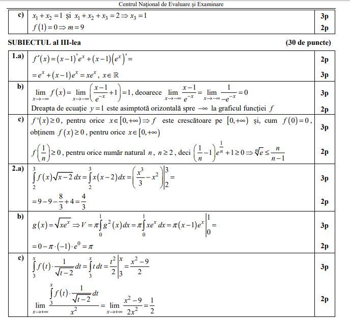 Bac 2019 - Sesiunea specială. Subiecte și bareme la Matematică și Istorie