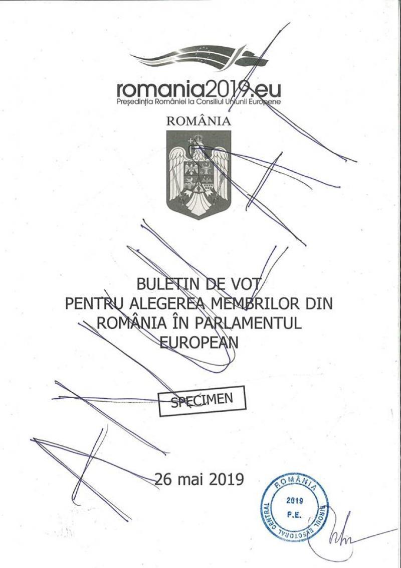 Reguli alegeri europarlamentare 2019: cum arată buletinul de vot