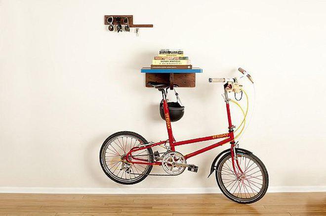 8 soluții practice pentru a depozita bicicleta într-un apartament de bloc. Galerie foto