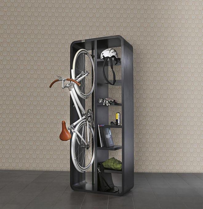 8 soluții practice pentru a depozita bicicleta într-un apartament de bloc. Galerie foto