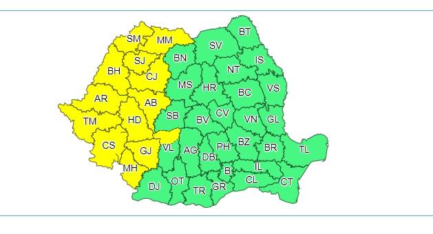Vremea 27 - 29 mai. Care sunt zonele cele mai afectate de ploi