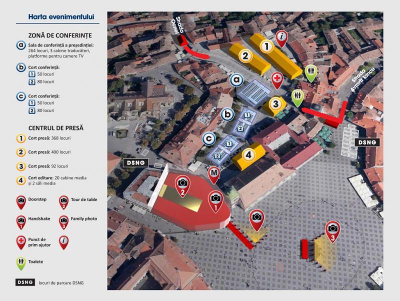 Summit UE Sibiu 2019. Restricții și pregătiri intense: Restaurante și școli închise, străzi spălate și pe ploaie