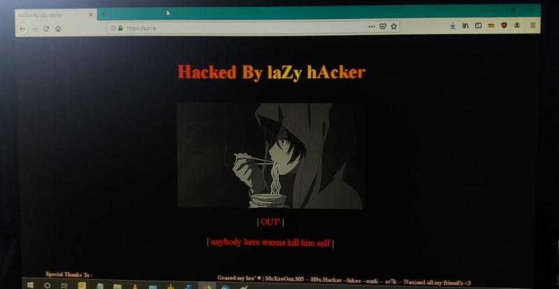 Site-ul Curții Consituționale din România a fost atacat de hackeri
