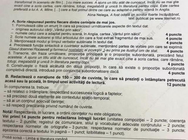 Subiecte Evaluare Națională 2019 Avem Subiectele La Limba Romană Antena 1