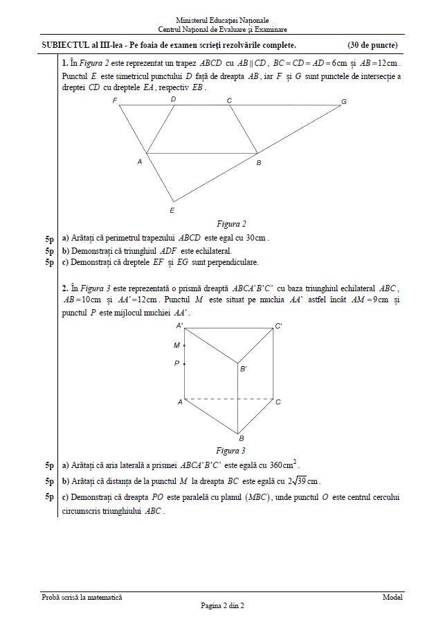 Evaluare NaÈ›ionalÄƒ 2019 MatematicÄƒ Edu Ro Ce Trebuie SÄƒ È™tii Antena 1
