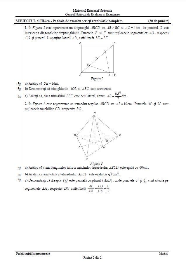 Evaluare Națională 2019 Matematică Edu.ro - Ce trebuie să știi