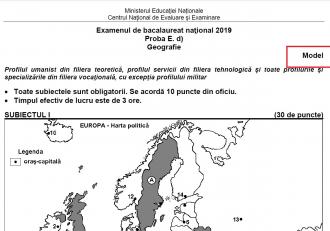 Bacalaureat 2019 Edu Ro Subiecte Bac 2019 Modele Subiecte Geografie Www Infoziare Ro