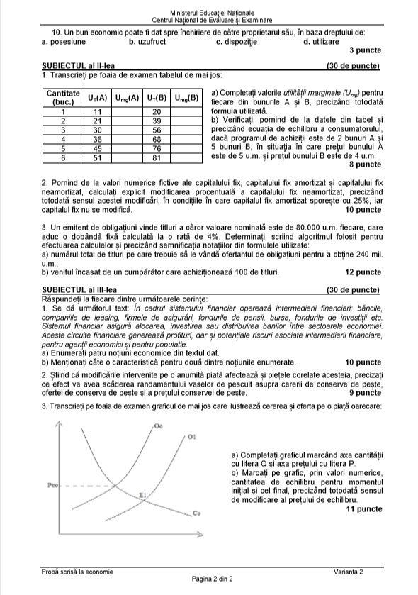 Bacalaureat 2019: Edu.ro subiecte BAC 2019 - Modele subiecte Socio-umane