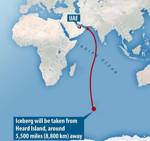 Un șeic vrea să tracteze un iceberg pe o distanța de 8.800 de km. Soluția a venit după ce Emiratele Arabe vor rămâne fără apă în 25 de ani