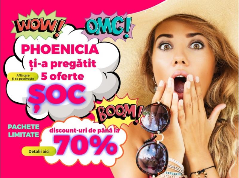 Vara asta Phoenicia a pus la cale oferte ȘOC….cu discount-uri de pana la 70%!