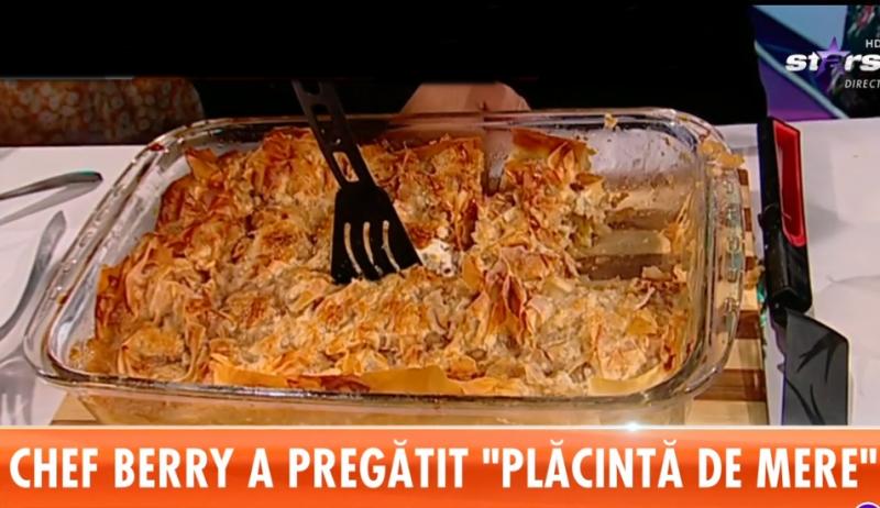 Star Matinal. Rețeta Zilei! Chef Berry pregătește Plăcintă cu mere și un mic dejun turcesc