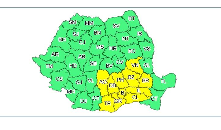 Vremea 23 iulie 2019. După caniculă vin ploile și temperaturile scăzute