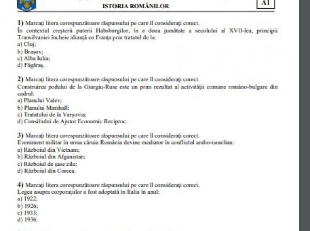 Subiecte Admitere Academia De Poliție 2017 Răspunsuri Grilă Dcnews