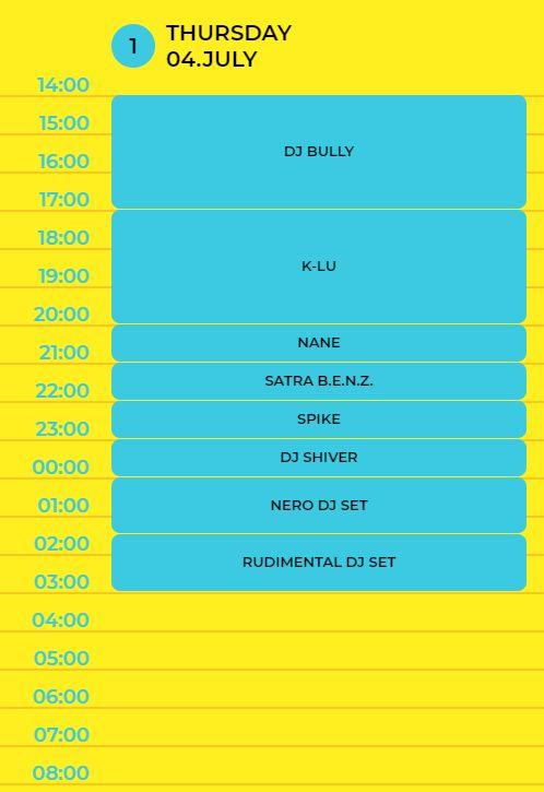 Program Neversea 4 iulie 2019: Inna, Sasha Lopez și ATB, printre artiștii primei zile de festival