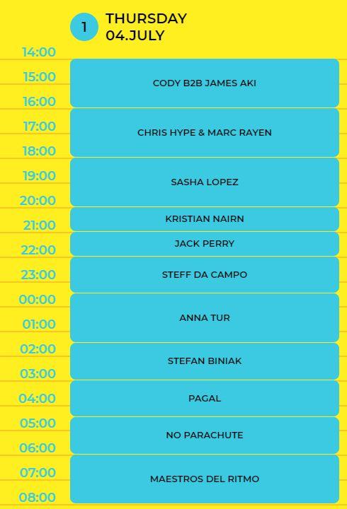 Program Neversea 4 iulie 2019: Inna, Sasha Lopez și ATB, printre artiștii primei zile de festival