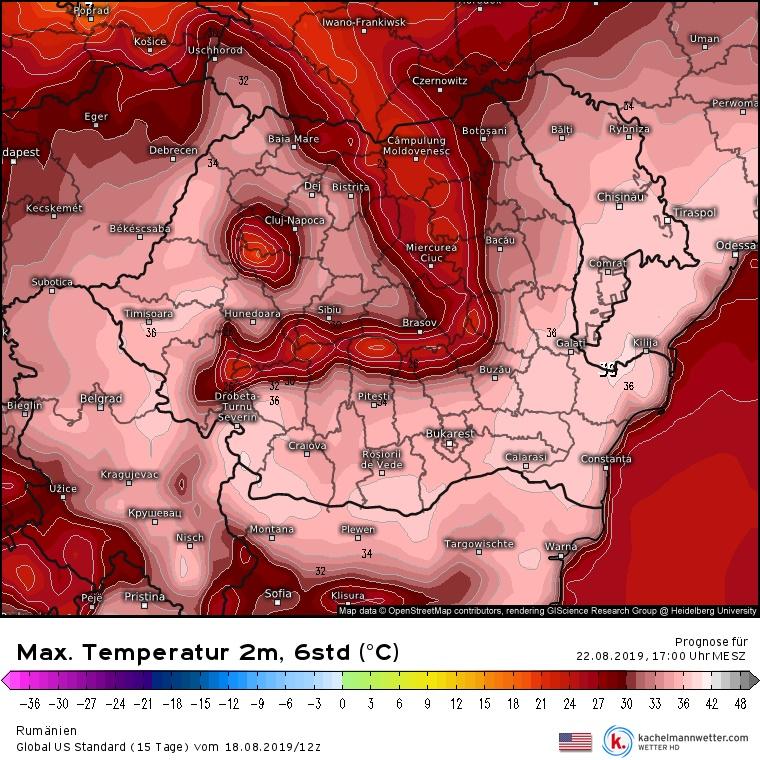 Vremea 22 august 2019. România se topește, 40 de grade la umbră