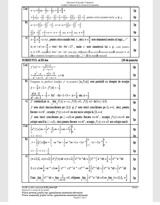 Subiecte BAC Toamnă 2019 Matematică: ce pică în funcție de profil