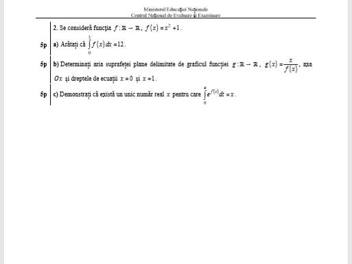 Subiecte BAC Toamnă 2019 Matematică: ce pică în funcție de profil